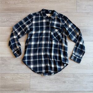Abercrombie & Fitch Soft A&F Collection flannel shirt womens size medium